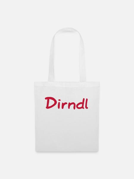 Dirndl - Österreich - - Stoffbeutel - Weiß