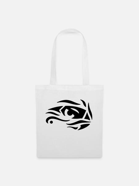 Œil-Aigle - Eagle-Eye - Sac en tissu - blanc