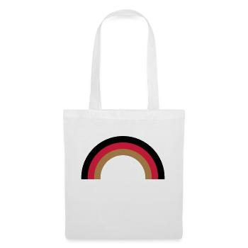 regenbogen_deutsch - Stoffbeutel - Weiß - Vorne