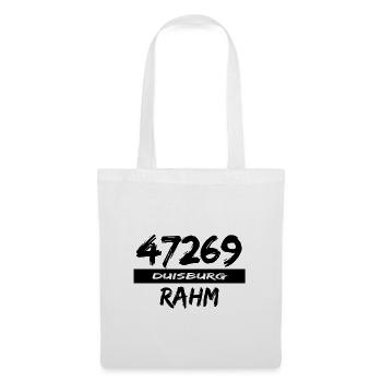 47269 Rahm Duisburg - Stoffbeutel - Weiß - Vorne