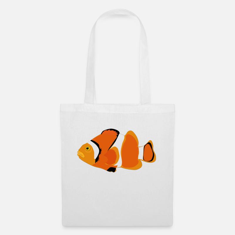 Clownfisch - Stoffbeutel - Weiß