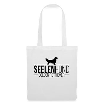 GOLDEN RETRIEVER Seelenhund - Stoffbeutel - Weiß - Vorne