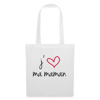 i love my mommy - Stoffbeutel - Weiß - Vorne