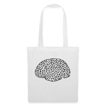 Brain - Tote Bag - white - Front