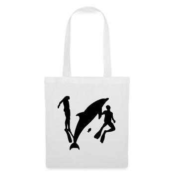 delphin_divers - Tote Bag - white - Front