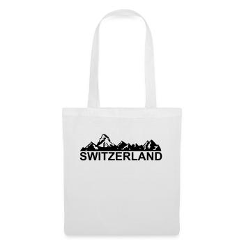 Suisse - Suisse - Suisse - Svizzera - Sac en tissu - blanc - Devant
