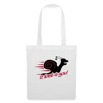 2 Fast 4 You Snail - Sac en tissu - blanc - Devant