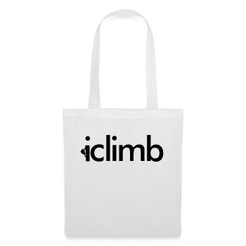 I climb - Stoffbeutel - Weiß - Vorne