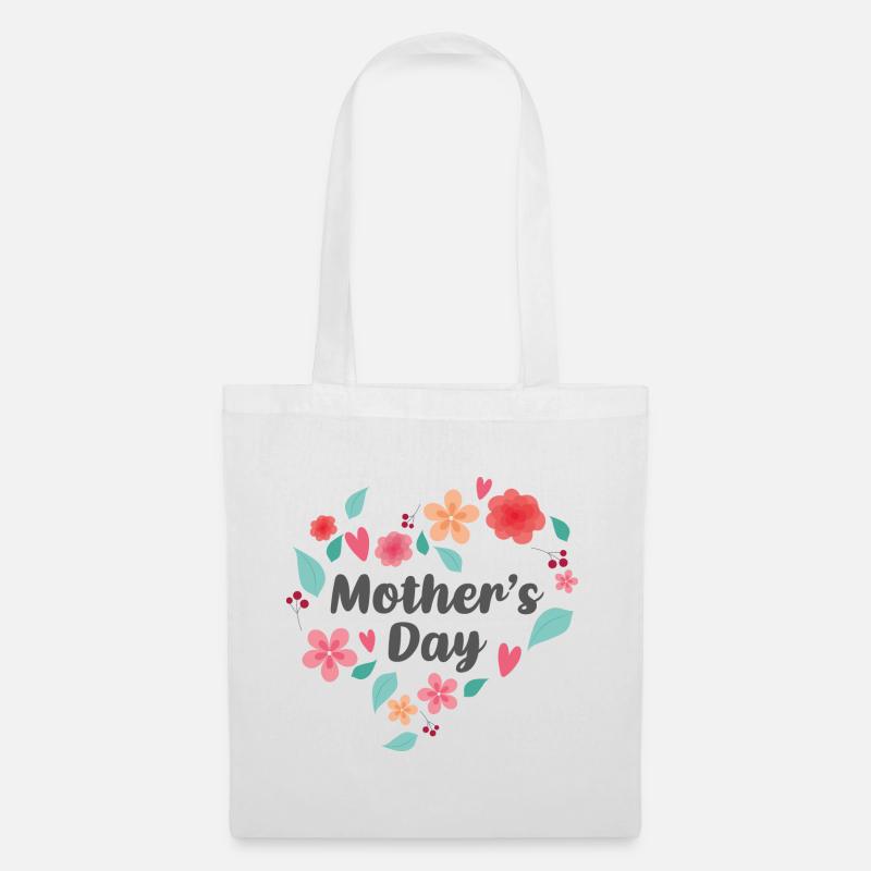 Muttertag - Muttertagsgeschenk - Mother's Day - Stoffbeutel - Weiß