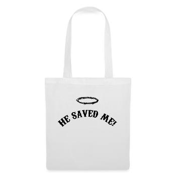 he_saved_me_001 - Tote Bag - white - Front