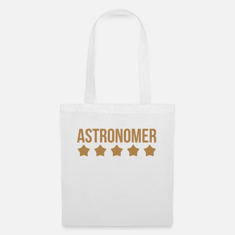 Astronom - Astronomie - Stoffbeutel - Weiß