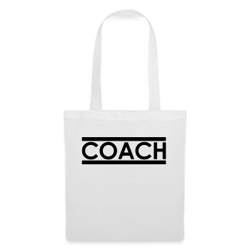 Coach / formateur - Sac en tissu - blanc - Devant