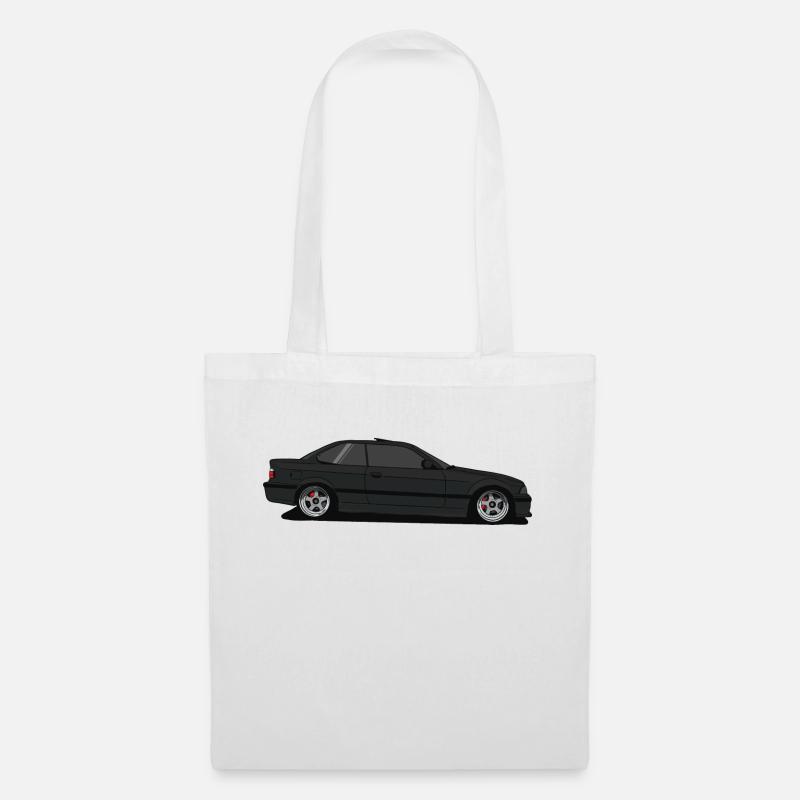 e36 black - Stoffbeutel - Weiß
