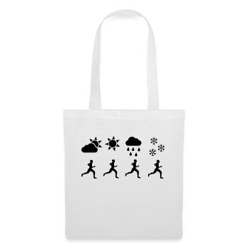 Running all year - Tote Bag - white - Front