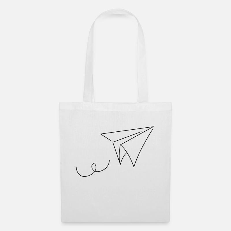 plane - Tote Bag - white