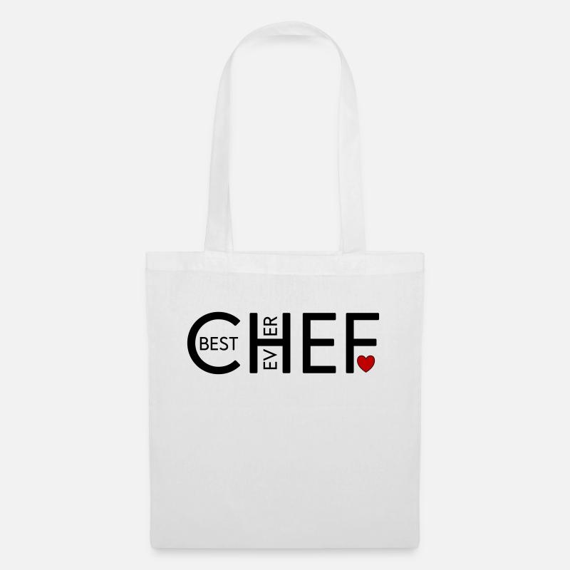 Best Chef ever - Stoffbeutel - Weiß