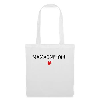 mamagnifique (mama magnifique) - Sac en tissu - blanc - Devant