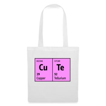 Periodic table of the elements CuTe cute cute nice - Tote Bag - white - Front