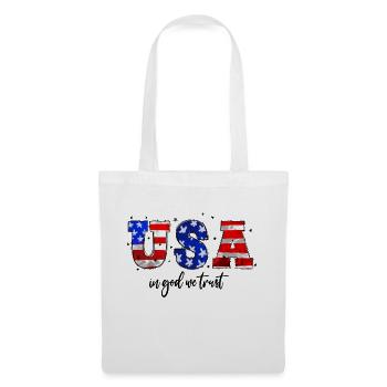 USA In God We Trust - Tote Bag - white - Front