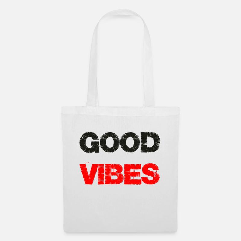 Good Vibes - Gute Stimmung Mädchen Sommer 2022 - Stoffbeutel - Weiß