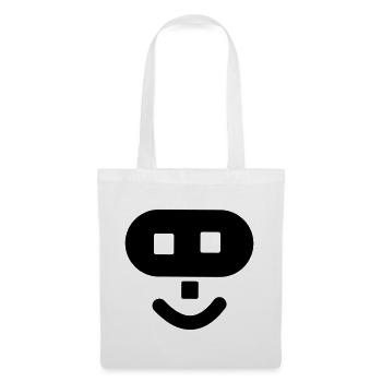 Hacker-Logo - Stoffbeutel - Weiß - Vorne