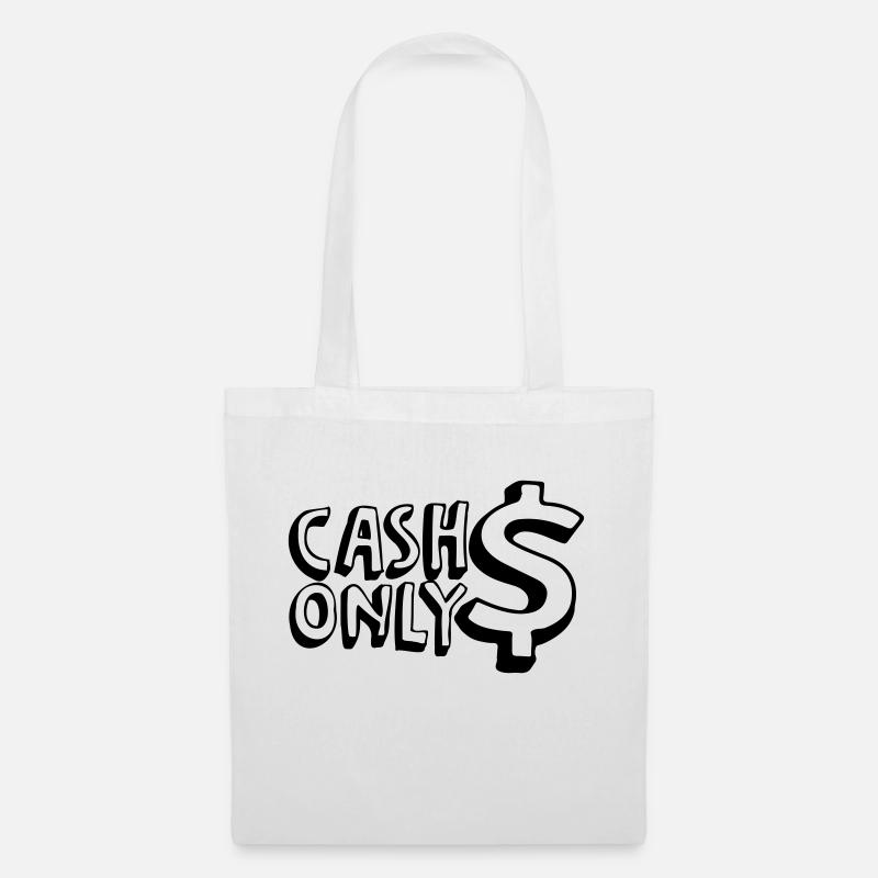 CashOnlyTST - Stoffbeutel - Weiß