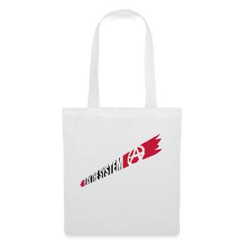 Anarchy Fuck the system - Tote Bag - white - Front