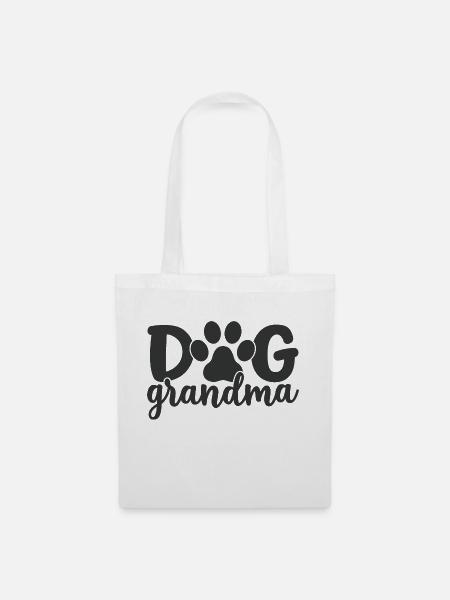 DogGrandma - Stoffbeutel - Weiß
