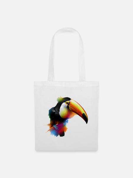 Toucan - Stoffbeutel - Weiß