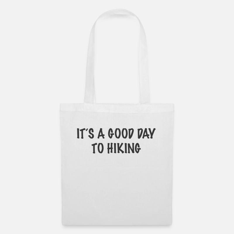 lets go hiking - Stoffbeutel - Weiß