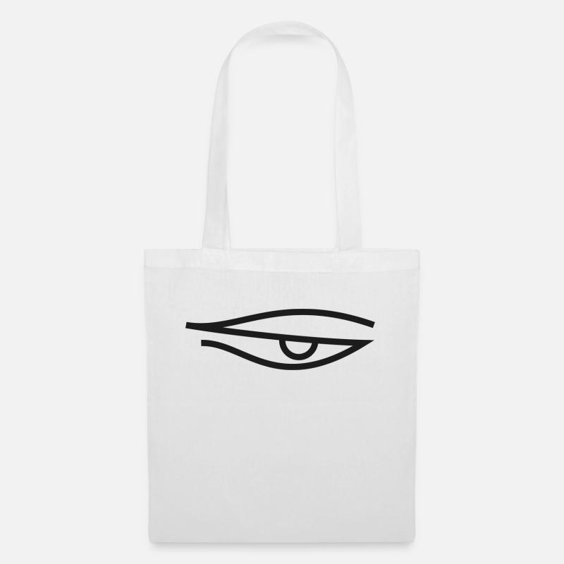 oeil - Sac en tissu - blanc