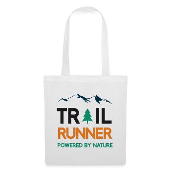 Trail Runner - Powered by Nature - Tote Bag - white - Front