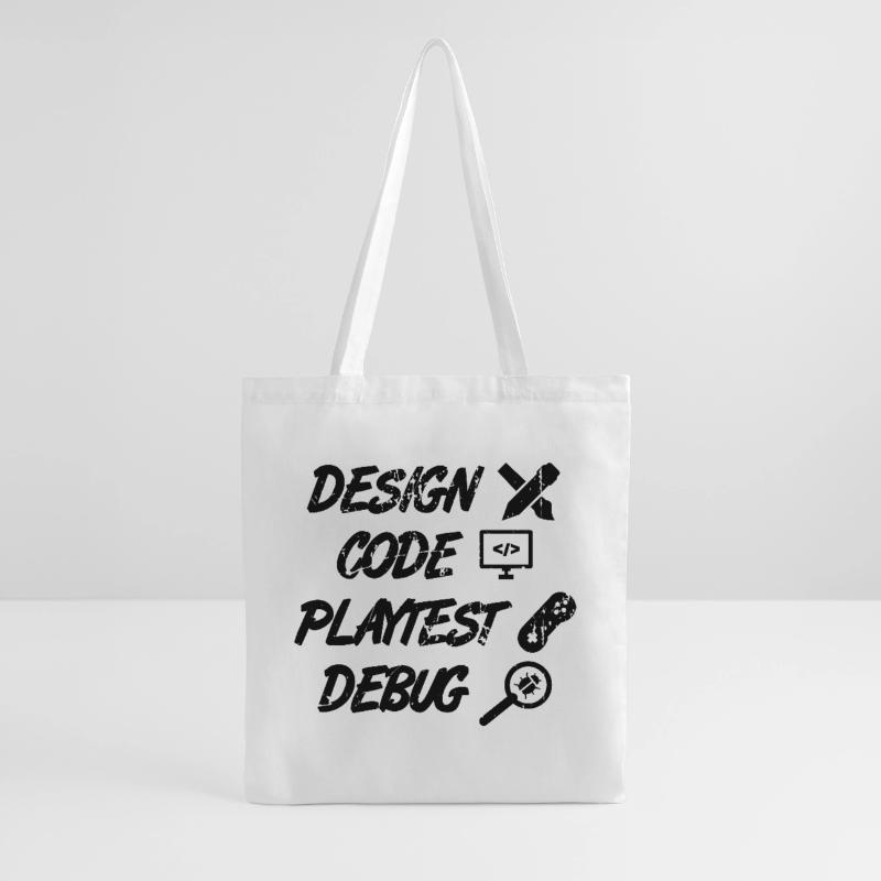 Débogage Playtest de code de conception Sac en tissu