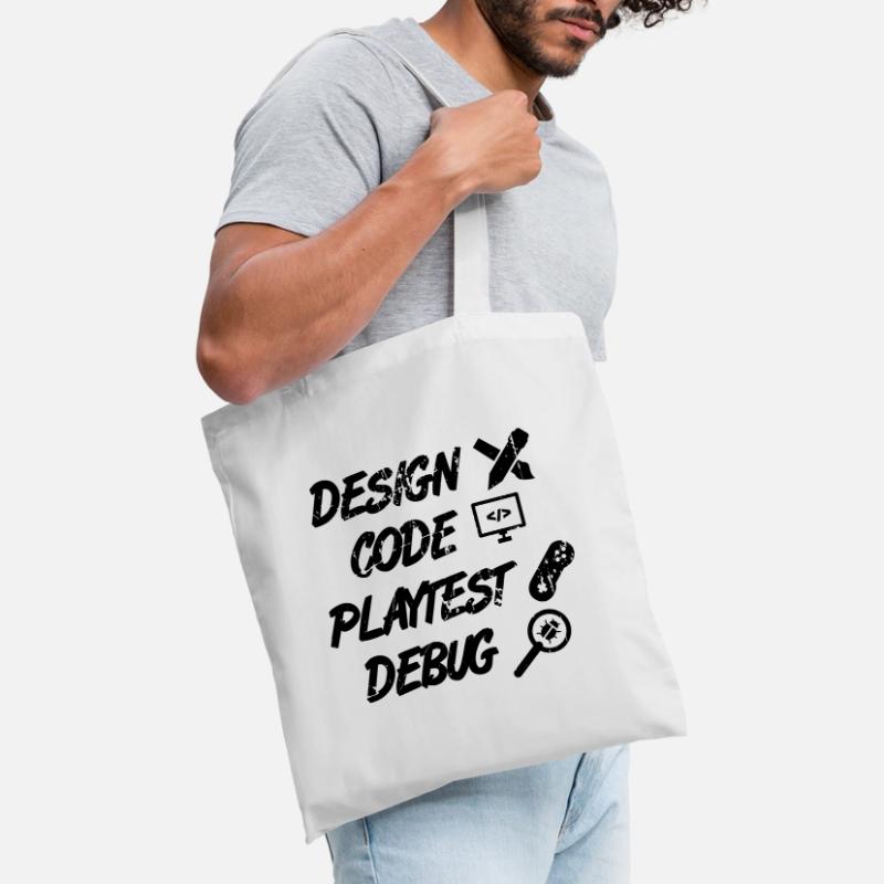 Débogage Playtest de code de conception Sac en tissu