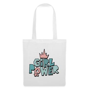 Girl power or girl power - Tote Bag - white - Front