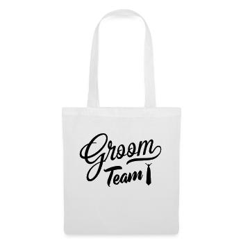 groom team - Stoffbeutel - Weiß - Vorne