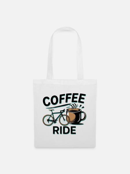 Kaffeezyklus Städtebau - Stoffbeutel - Weiß