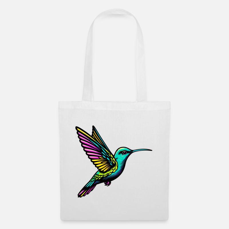 Kolibri - Stoffbeutel - Weiß