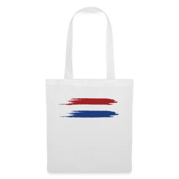 Drapeau des Pays-Bas Hollande - Sac en tissu - blanc - Devant