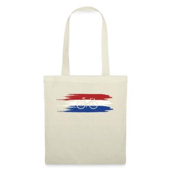 Drapeau des Pays-Bas Vélo Hollande - Sac en tissu - nature - Devant