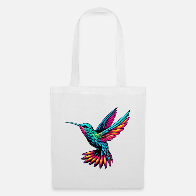 Kolibri - Stoffbeutel - Weiß