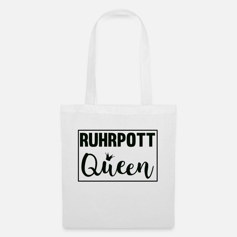 Ruhrpott Queen Ruhrgebiet - Stoffbeutel - Weiß