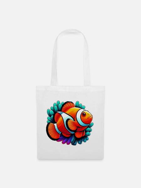 Clownfische - Stoffbeutel - Weiß