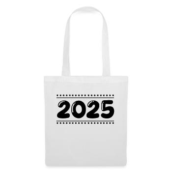 2025 - Stoffbeutel - Weiß - Vorne