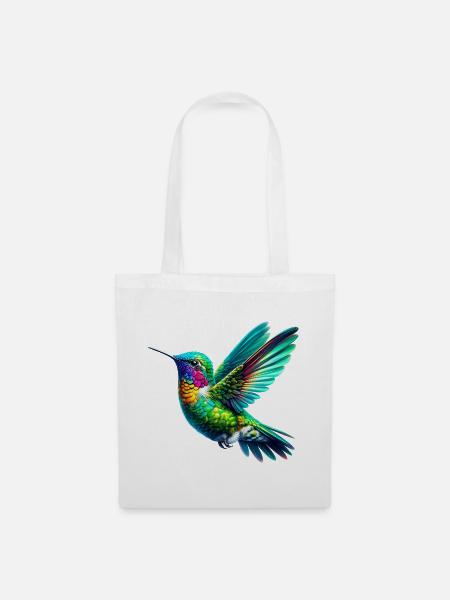 Kolibri - Stoffbeutel - Weiß