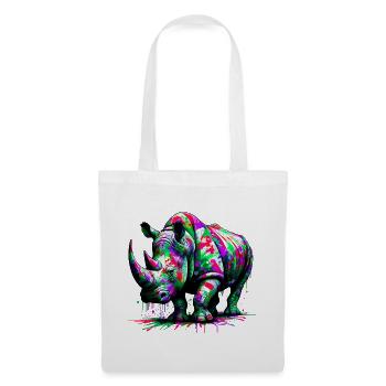 Rhinoceros - Tote Bag - white - Front
