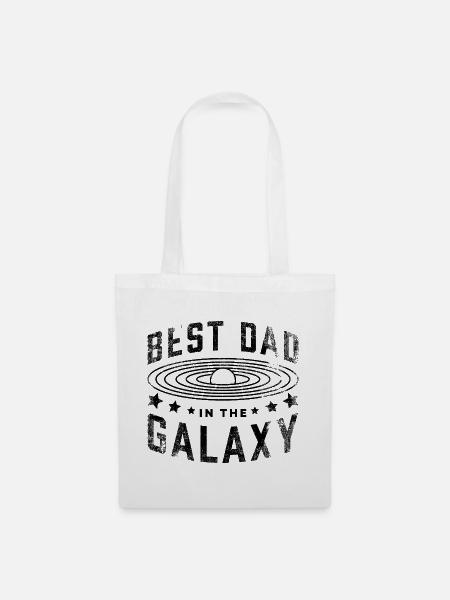 Bester Vater der Galaxis - Stoffbeutel - Weiß