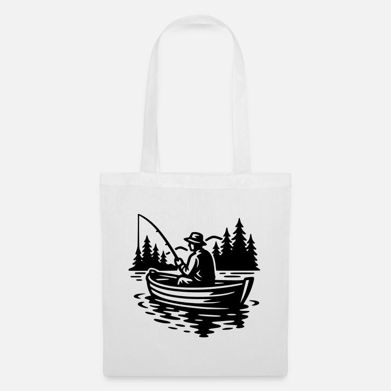 Angling - Tote Bag - white