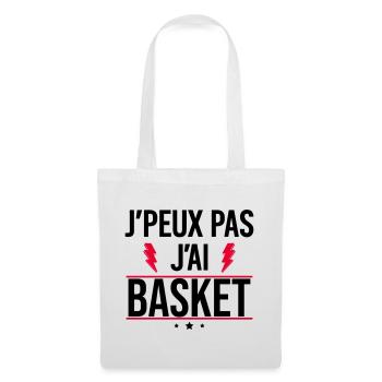 I can't I have basketball Humor Basketball - Tote Bag - white - Front