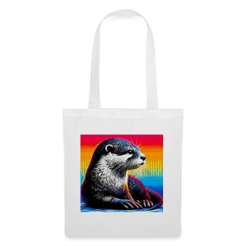 Otter - Stoffbeutel - Weiß - Vorne